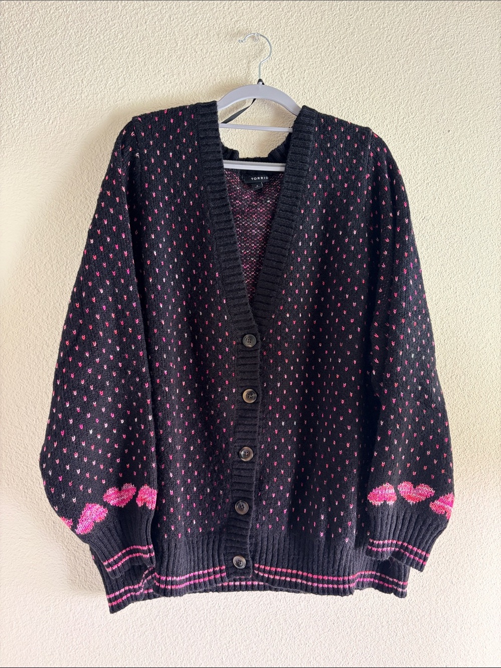 Torrid Cardigan Drop Shoulder V-Neck Sweater
